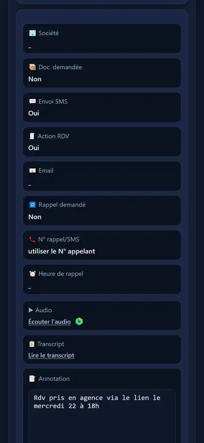 Compte-rendu — mobile